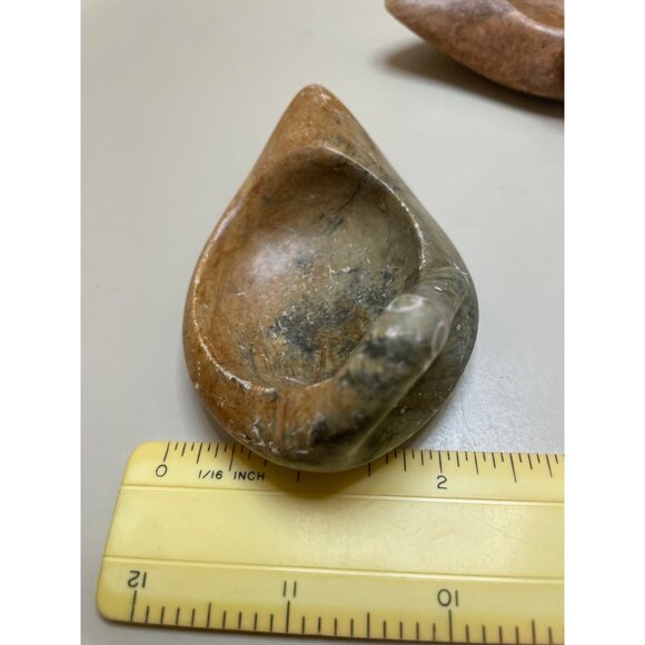 Vintage Hand-Carved Soapstone Duck Figurines Set Of 3 - Picture 8 of 9